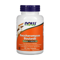 Добавка для здоров'я, Saccharomyces Boulardii, NOW, 120 капсул