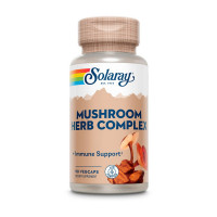 Добавка для здоровья, Mushroom Herb Complex, Solaray, 90 капсул