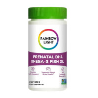 Омега-3, Prenatal DHA Omega-3 Fish Oil, Rainbow Light, 60 капсул