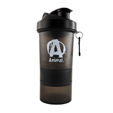 Shaker Animal with Metal Ball 3 in 1 Black (400 ml)