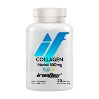 Колаген, Marine Collagen, IronFlex, 120 капсул