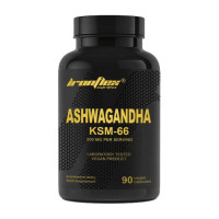 Ашваганда, Ashwagandha KSM-66 200 mg, IronFlex, 90 капсул