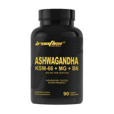 Ashwagandha KSM-66+MG+B6 200 mg (90 veg caps)