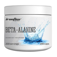 Бета-аланин, Beta-Alanine, IronFlex, 200 капсул