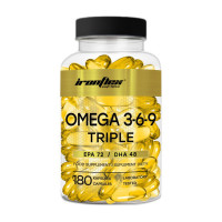 Омега-3, Triple Omega 3-6-9, IronFlex, 180 капсул