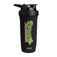 Шейкер, SmartShake Reforce Stainless Steel TMNT Classic Logo Black, SmartShake, 900 мл