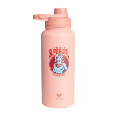 SmartShake Bohtal Insulated Sports Bottle, Supergirl No Drama (960 ml)