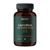 Добавка для здоров'я, Lion`s Mane Mushroom, Mind Shi, 60 капсул