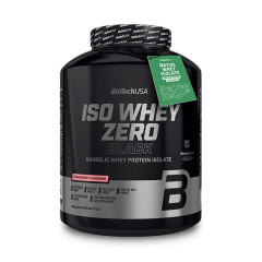 Ізолят протеїну, Iso Whey Zero Black, BioTech, 1,816 кг (Полуниця)