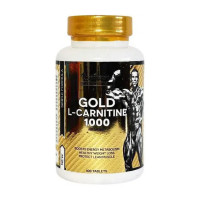 L-карнитин, Gold L-Carnitine 1000 mg, Kevin Levrone, 100 таблеток