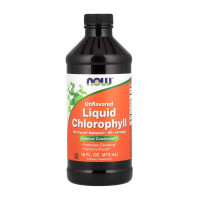 Добавка для здоровья, Liquid Chlorophyll, NOW, 473 мл (Без вкуса)