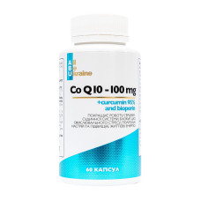 CoQ10 100 mg + Curcumin 95% and Bioperine (60 caps)