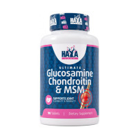 Для суставов и связок, Glucosamine Chondroitin & MSM, Haya Labs, 90 таблеток