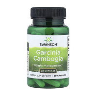 Жиросжигатель, Garcinia Cambodgia, Swanson, 60 капсул