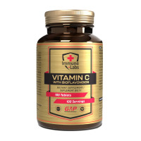 Витамины, Vitamin C with bioflavonoids, Immune Labs, 100 таблеток