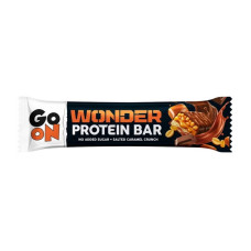 Протеиновый батончик Wonder Protein Bar, GoOn Nutrition, 45 грамм (Соленая карамель-кранч)
