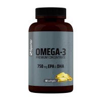 Омега-3, Omega-3 Premium Concentrate, Sporter, 60 капсул