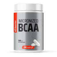 BCAA, Micronized BCAA, Sporter, 200 капсул