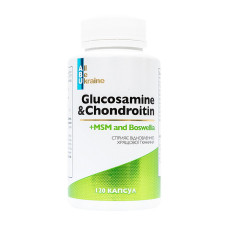 Glucosamine & Chondroitin + MSM and Boswellia (120 caps)