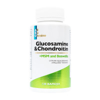Для суглобів та зв'язок, Glucosamine & Chondroitin + MSM and Boswellia, ABU, 120 капсул