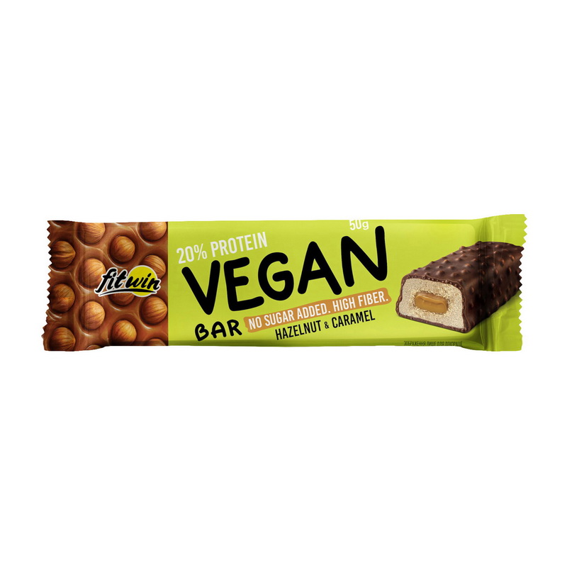 20% Vegan Bar Hazelnut & Caramel (1 x 50 g)