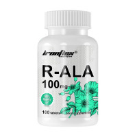 Добавка для здоровья, R-ALA 100 mg, IronFlex, 100 таблеток