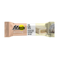 Протеиновый батончик, Fitwin Bar No Sugar Added, FitWin, 60 г (Молочно-сливочный)
