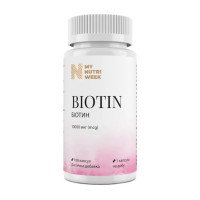 Биотин, Biotin 10000 mcg, My Nutri Week, 100 капсул