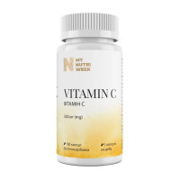Вітаміни, Vitamin C 500, My Nutri Week, 100 капсул