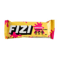 Протеїновий батончик, Fizi Guilty Pleasure Bar Special, Fizi, 40 г (Полуничний сорбет)