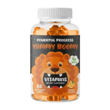 Yummy Boomy Vitamins for Kids (60 shaped gummies)