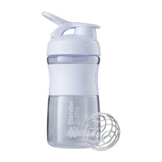 Blender Bottle SportMixer Clear White (590 ml)