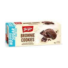 Протеїновий батончик, Original Cookies, Bergen, 128 г (Шоколадний брауні)