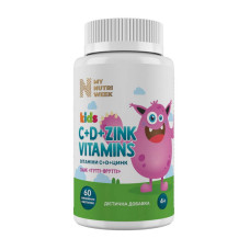 Kids C+D+Zink Vitamins (60 jelly lozenges)