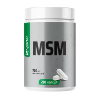 Для суглобів та зв'язок, MSM 700 mg, Sporter, 200 капсул