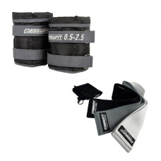 Набор для фитнеса EasyFit "Сила и Контроль 2в1". Состав набора: тканевые резинки (эспандеры) для фитнеса (3в1) + наборные утяжелители для ног и рук EasyFit (вес 0,5-2,5 кг)