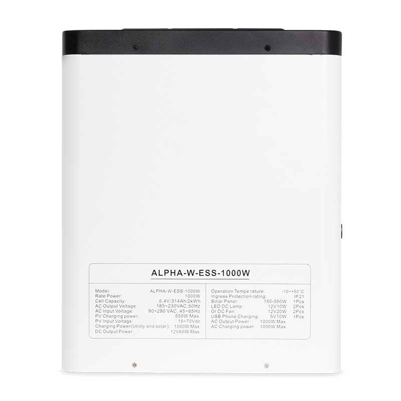Зарядная станция Sako Alpha ESS 1000W/2000Wh All-in-one