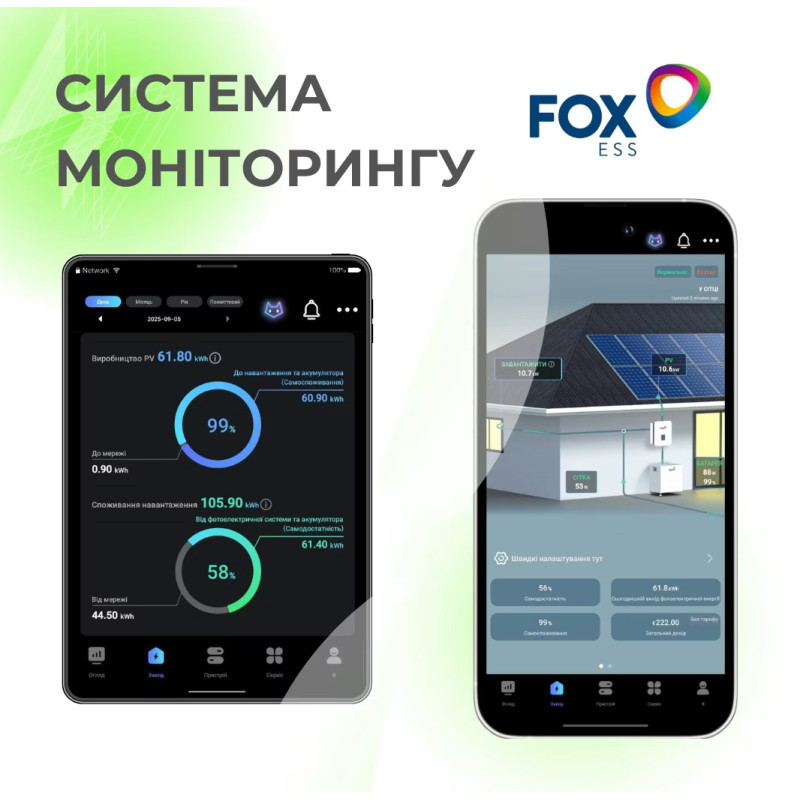 Инвертор FOX H1-6.0-E with wifi