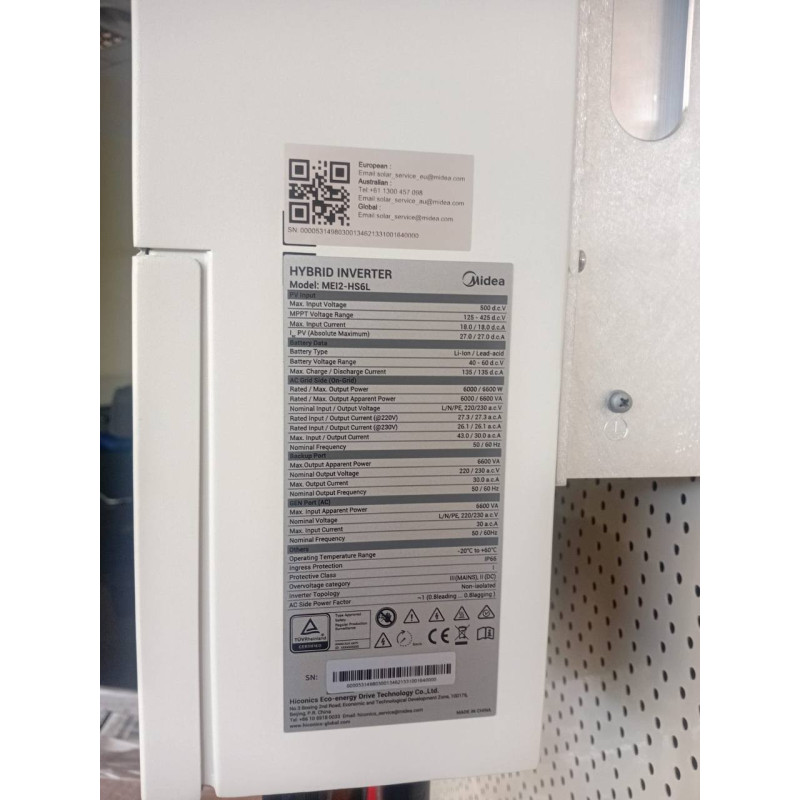 Зарядная станция Midea MEI2-HS6L + MEB2-B5L-RA