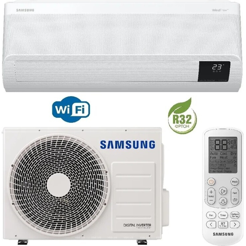 Кондиционер Samsung GEO Mass AR60F09C1BWNUA Кондиционер Samsung GEO Mass AR60F09C1BWNUA