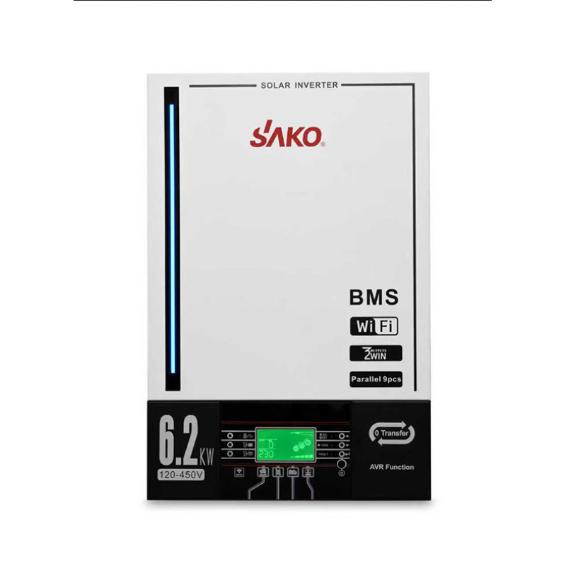 Инвертор Sako SUNPOLO King 6.2кВт, 1 фаза Инвертор Sako SUNPOLO King 6.2кВт, 1 фаза