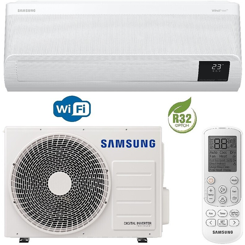 Кондиционер Samsung GEO Mass AR60F12C1BWNUA Кондиционер Samsung GEO Mass AR60F12C1BWNUA